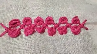 😍A delicate border that makes all the difference.❤️#viralvideo #housewife #embroidery #craftideas 