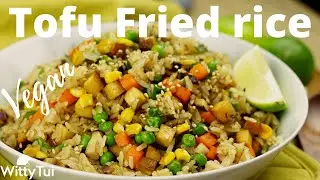How to make fried rice that is never clumpy | Vegan | 4 easy tips | Chinese food recipes (炒飯)