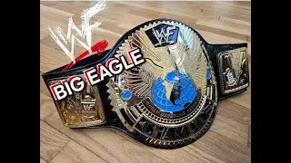 WWF Scratch Logo BIG EAGLE Championship Belt by Pinfall Title Belts