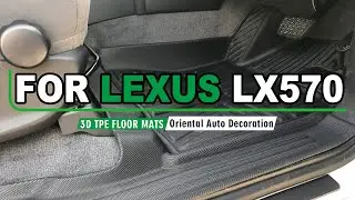 TPE Floor Mats for Lexus LX570  | Oriental Auto #oad4X4