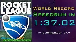 Rocket League Speedrun: Striker Training (Rookie) in 1:37.02