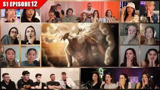 [Full Episode] Attack on Titan: Shingeki no Kyojin Season 1 Episode 12 Reaction Mashup | 進撃の巨人