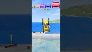 Cars vs Bridge #shorts