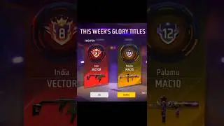 How To Increase 🚀 Weapon Galory Title 🤯 in Br & Cs Rank / Free Fire New Br Rank Season #shorts #virl