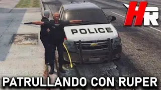 PATRULLANDO CON RUPER Y EL CANCER - GTA V RP // Hypershock Reborn