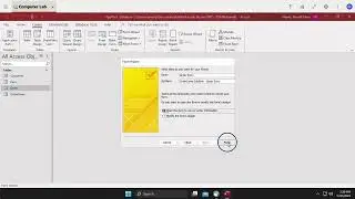 How to create a main form with a subform in Microsoft Access