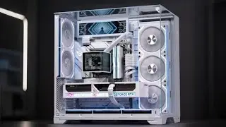 Ryzen 9800X3D | RTX 5080 Ultra W | White-Out Build in Lian Li O11 Vision Compact