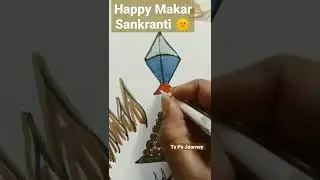 Mandala art | Mandala art Sankranti | mandala art easy|mandala art easy colourful