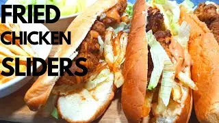 How To Make Delicious Fried Chicken  Sliders//Dorineskitchen