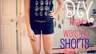 DIY: High Waisted Shorts