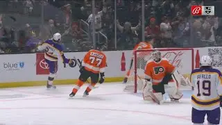 Phillip Danault forces the turnover then finishes on a feed from Viktor Arvidsson.
