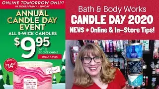 Bath & Body Works CANDLE DAY 2020 NEWS + Online & In Store Tips!