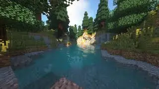 Minecraft Timelapse - Lake with Lava Nearby | | 60fps