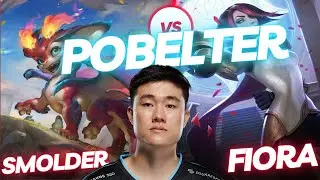 POBELTER | SMOLDER VS FIORA | TOP GAMEPLAY | Patch 14.4 / Season 14 | #LeagueofLegends