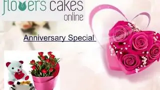 Order Anniversary Flowers And Cake Online