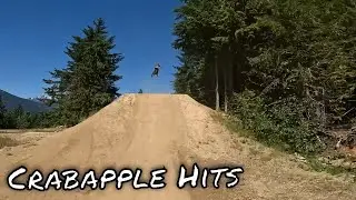My First Time Ever Hitting All Of Crabapple Hits At The Whistler Bike Park | MTB