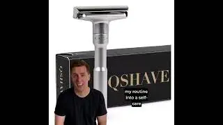 QSHAVE Adjustable Safety Razor + 30 Blades ! #shaving #beauty #share