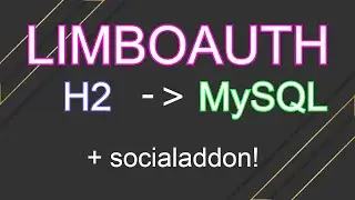 LimboAuth - Миграция с H2 на MySQL + socialaddon с помощью DBeaver