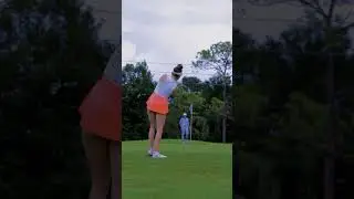 DID I MAKE IT??!! #golfskirt #shortgame