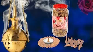 ROSE &bull; CONES | Natural Fragrance Cones for Ritual & Relaxation, Aesthetic Incense Ritual