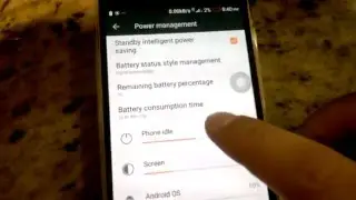 My Blu Vivo XL battery life test (1st charge).  Lasts 4hr58m screen time and ON 32hr 40min