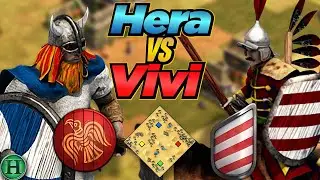 Vikings vs Magyars | 1v1 Arabia | vs Vivi | AoE2