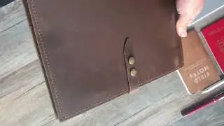Personalized Leather Portfolio Organizer  A4 Padfolio Folder for Men & Women  Travel Case Review
