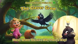 The Clever Crow Song | Smart Crow Story for Kids | Felina Boo Animated Rhyme