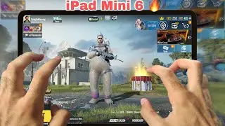 🔥PUBG iPad Mini 6 Handcam | 4 Finger Claw Mastery + Gyroscope Test❤️ | Smooth 60FPS Gameplay