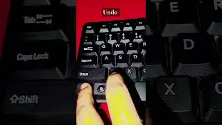 Undo shortcut key on the laptop and computer 🖥️#computertechnic #shortcutkeys #undocument #undo