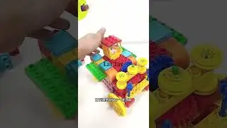 Electric gear building block assembly toy, a toy that can be assembled into 75 fun shapes