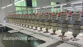how to embroidery the logo on your caps