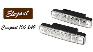 Elegant Compact 100 249 &mdash; дневные ходовые огни (ДХО, DRL) &mdash; видео обзор 130.com.ua