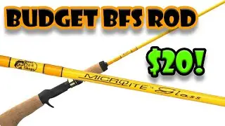 Bass Pro Shops Micro Lite Glass Casting Rod - Budget BFS Rod