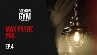 Creating 3D Game Environment | Max Payne Pub | Ep.4 | Blender Game Asset Modeling Lamp |