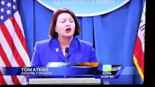 Swearing In of Toni Atkins