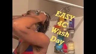 Simple Wash Day Routine For Fine 4C Low Porosity Hair