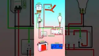 Inverter Connection Wiring Circuit | इन्वर्टर कनेक्शन वायरिंग कैसे करें |Simple Home Inverter Setup