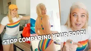 Stop Comparing Food//Stretch Marks & Cellulite//Grocery Haul