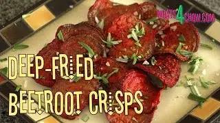 How to Make Deep-Fried Beetroot Crisps. Crispy Delicious Beetroot Chips - The Perfect Snack!
