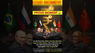 # BRICS countries will do trade in Indian Rupees.💸💲 #.