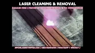 Laser Cleaner for Wood Remove Paint from Furniture, Benches, and Beds Easily