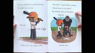 Ash reads Get a Hit, Mo! By David A. Adler illustrated by Sam Ricks