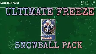 Snowball Pack Opening Madden Mobile Ultimate Freeze Promo