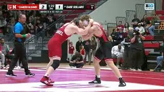 197lbs - Indiana's Gabe Sollars vs. Nebraska's Camden McDaniel | Big Ten Basketball