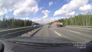 ДТП на КАДе СПб 16/07/2016