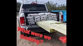 How to build a shed 12'x20' - Site prep & setting post