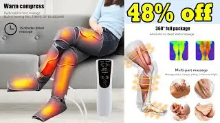 Electric Foot Leg Massager Air Pressure Stereo Circulation Massage Therapy Promote Blood Circulation