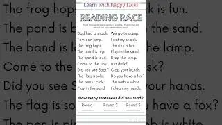 Our reading worksheets focus on building early reading skills #onlineclassforchildren #phonics