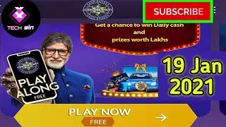 🎁 KBC Play Along 2020 - Kaun Banega Crorepati (19-Jan)
